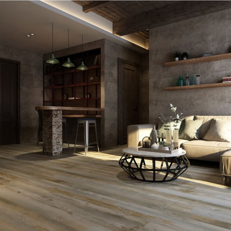 Beaver Lake 4.4mm SPC Rigid Core Vinyl Plank Flooring w/Pad